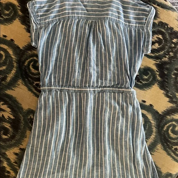 Rails Blue and White Striped Mini Dress - Picture 8 of 9